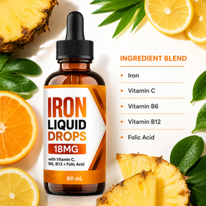 Premium Blood Tonic Glycinate Liposomal Natural <b>Supplement</b> Calcium Zinc Selenium Iron Oral Liquid Drops Adult Anemia Support - Product Image 5