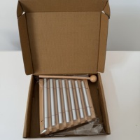 7-Note Aluminum Tone Chimes Bar Percussion Educational Toys for Kids Music Class Rhythm Training Teaching Aid