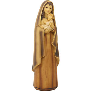Escultura Moderna de la Virgen María en Color, 37.7 cm de Altura, Modelo 9006935232233 - Product Image 1