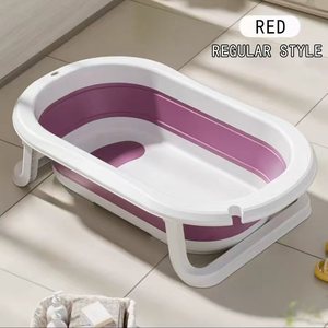 Bañera Plegable Multifuncional, Sensor de Temperatura Inteligente, Bañera de Plástico, Ducha para Niños, Set de Bañera para Bebés - Product Image 1