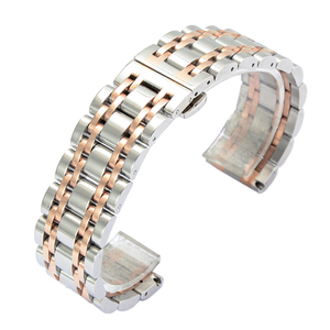 Negro a granel de oro rosa de plata de Metal de acero inoxidable reloj Apple Watch banda correas - Product Image 1