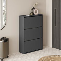 Meuble de hall sophistiqué pour le rangement quotidien des chaussures – Armoire à chaussures moderne pour entrée d'appartement de luxe