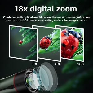 Telescopio Astronómico Monocular Digital de Alta Magnificación con Pantalla Dual, para Fotografía y Grabación de Video en Exteriores, HD, para Observación de Estrellas, Luna y Aves - Product Image 3