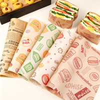 Alas Kertas Anti Minyak untuk Burger dan Sandwich, Kualitas Makanan, Harga Pabrik, Penyerap Minyak, Alas Loyang Panggang