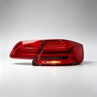 LUMICETUS pour E92 E93 – Ensemble de feux arrière LED avec clignotants séquentiels et feux stop, lentille rouge/fumée, Plug & Play 12V