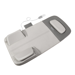 Colchoneta de Masaje Vibratoria con Calor y Control Remoto Inalámbrico, Material Plástico, para Terapia Física Corporal - Product Image 1