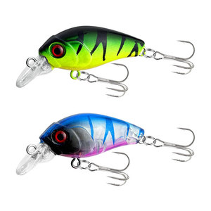 Aotuo Leurre dur flottant et nageur réaliste de 4,8 cm et 4 g, type mini crankbait, pour la pêche au bar et au zacco en eau douce - Meilleure vente - Product Image 4