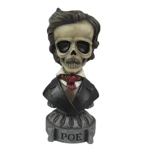 Dode Auteurs Gothic Horror Collectible Poe Cijfers Cadeaus Voor Boek Liefhebbers Griezelige Decor Voor Uw Huis Kantoor