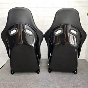 Asientos de Competición Recaro Personalizados en Azul Gamuza con Rieles Individuales - Product Image 4