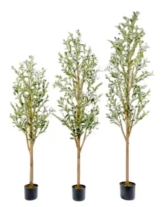 Novo Design Atacado Artificial Olive Tree Faked Faux Olive Tree Plant para Home Office Shopping Mall Store Decoração