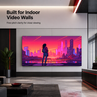 P1.53 Modul Layar LED Penuh Warna Dalam Ruangan Resolusi 208x104 600CD 3840Hz Layar Iklan Refresh