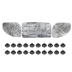 Juego de Cortinas para Ventanas de <span class=keywords><strong>Camper</strong></span> Van Mercedes Vito y <span class=keywords><strong>VW</strong></span> Transporter <span class=keywords><strong>T5</strong></span>/T6 (2016-2024) |   Bloqueador Solar de Cobertura Total e Isolamiento Térmico - Product Image 2