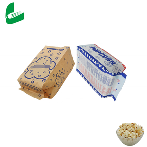 Bolsa de papel Kraft Biodegradable para alimentos, bolsas de <span class=keywords><strong>palomitas</strong></span> de maíz para microondas, sin impresión - Product Image 4