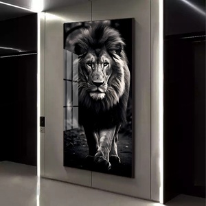Exquisita Pintura en Porcelana de Cristal - una Obra Maestra para la Decoración de tu Pared, Cuadro Colgante con Luces LED de Estrellas - Product Image 6