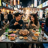 Table de barbecue carrée pliable en acier inoxydable pour KBBQ, design moderne, gain de place pour l'extérieur