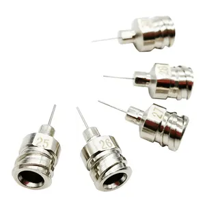 ダブルスレッドハブ<span class=keywords><strong>1</strong></span>/4インチルアーロックディスペンスブラントオールメタルニードル - Product Image 1