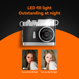 Caméras pour étudiants en vente flash, enregistreur vidéo <span class=keywords><strong>photo</strong></span> de poche, 720P HD, rétro, classique, mini caméra porte-clés, caméra compacte pour pouce - Product Image 3