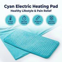 Coussin chauffant électrique 12x24" 30x60cm certifié CE ETL FCC, 6 températures, 4 minuteries, arrêt automatique, coussin chauffant de physiothérapie OEM/ODM