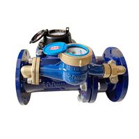 Compteur d'eau industriel étanche Woltman pour eau froide en vrac, 50-150 mm