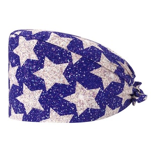 Uniforme Médico, <span class=keywords><strong>Gorro</strong></span> Quirúrgico Nuevo <span class=keywords><strong>con</strong></span> Estampado para Mujer, Gorros Quirúrgicos <span class=keywords><strong>con</strong></span> Botones, Gorros de Trabajo Ajustables <span class=keywords><strong>con</strong></span> Banda Absorbente, Multicolores - Product Image 2