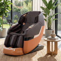 Fauteuil de massage électrique de luxe OYEAL 4D pour tout le corps, orange, haute qualité, zéro gravité, garantie 1 an, style moderne, fonction musicale