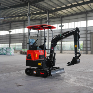 Piccolo escavatore casa di scavare 1 tonnellata 2 tonnellate di ingegneria Micro gancio macchina agricola Mini - Product Image 3