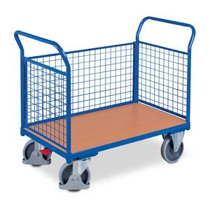 Dreiwandwagen MIT gitterwänden, lxbxh 1040x500x975mm, tragkraft 400 kg - Product Image 1