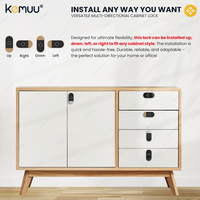 KEMUU Tuya Cerraduras inalámbricas para gabinete de dedo Cerradura electrónica para casilleros Gabinete biométrico inteligente con cerradura