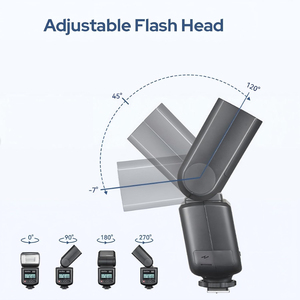 Flash pour appareil photo GODOX TT520III GN33 433MHz avec déclencheur sans fil, Speedlite manuel avec synchronisation PC et griffe porte-flash pour Canon Sony <span class=keywords><strong>Nikon</strong></span> - Product Image 3