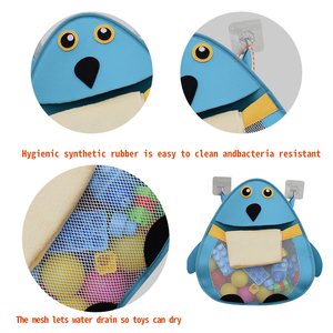 Organizer per giocattoli borsa a rete per vasca da bagno per bambini ad asciugatura rapida bagno doccia a rete borsa con ventose - Product Image 2