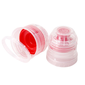 Tapa de Botella Deportiva de Plástico para Bebidas, Tapa Abatible con Dispensador de Miel, Tapa de Silicona de Grado Alimenticio Fácil de Abrir PCO1810 - Product Image 1