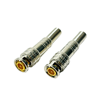 75 Ohm Coax RG6 Compresión F BNC Macho Enchufe RF Cable Coaxial BNC Conector macho para CCTV RG58 RG59 RG6