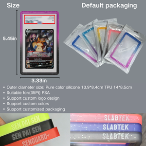 Protector de silicona TPU multicolor para tarjetas coleccionables clasificadas PSA - Product Image 4