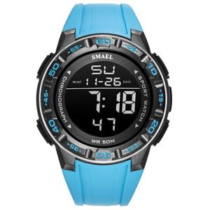 นาฬิกาสปอร์ต 1508 แฟชั่นผู้ชาย นาฬิกาข้อมือดิจิตอลอนาล็อก สายรัดข้อมือคริสต์มาส นาฬิกากันน้ำแบบกำหนดเอง นาฬิกาจากโรงงาน - Product Image 5