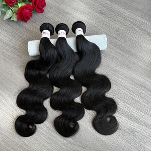 Paquetes de Cabello Humano Virgen Indio Ondulado Suelto al por Mayor para Mujeres, Extensiones de Cabello Ondulado Húmedo con Doble Trama - Product Image 4