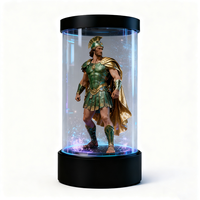 OEM Cylindre holographique 3D interactif Holobox, vitrine d'hologrammes, mini écran HoloTube de 6 pouces, support de table intérieur