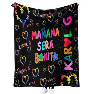 2023 New design Mexican Borracho Borracha Blanket Karol g Blanket Chingona Throw Blanket