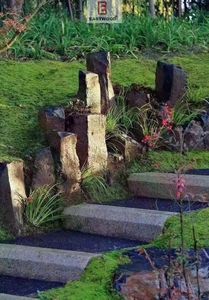 Pierres naturelles, blocs de basalte, colonnes et palissades pour aménagement paysager et murs de soutènement de jardin - Product Image 5