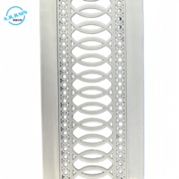 Grille de ventilation linéaire décorative, cache de retour d'air HVAC en alliage d'aluminium sur mesure