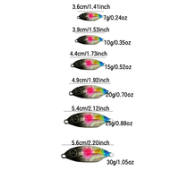 XUHANG JF47 Micro Casting Jig : Leurre à profil mince à coulée rapide 7g-30g, Leurre à plumes émuliées pour Théia et Poisson-pare