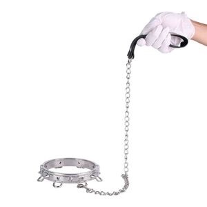 Collar BDSM, Juego Sexual para Adultos, Collar Fetiche, Collares Metálicos Ajustables con Cadena Metálica, Juguetes Sexuales para Parejas - Product Image 4