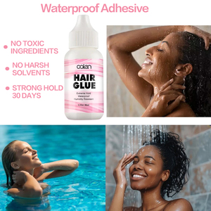 Vente chaude Colle capillaire liquide à tenue forte, imperméable, naturelle, à base de plantes, en PU, format voyage, marque privée, outil pour extensions de cheveux en dentelle - Product Image 4
