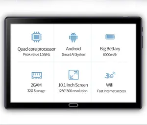 Ekonomik dört çekirdekli tablet android 3g çağrı wifi ucuz 10 inç IPS tablet pc
