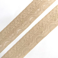 2023 NOIR Dentelle Tricotée Dentelle Avec Silicone Jacquard Ceinture Fantaisie Élastique Bord JACQUARD Élastique FANTAISIE Élastique PERSONNALISÉ