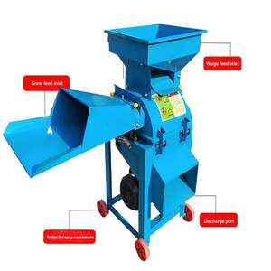 Nueva máquina <span class=keywords><strong>Manual</strong></span> de ensilaje para alimentación de animales, trituradora, cortador de paja, molino de martillo para uso agrícola para Kenia, Australia, Pakistán - Product Image 2