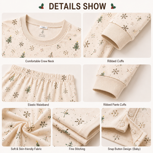 Ensemble de pyjamas de Noël personnalisés pour la <span class=keywords><strong>famille</strong></span>, impression à la demande, vêtements de nuit pour les fêtes pour papa, maman, enfants, bébé, OEM ODM pour les marques de boutiques - Product Image 2