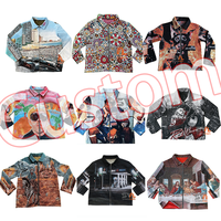 Vestes universitaires de basket-ball personnalisées Streetwear manteau d'hiver zippé veste en tapisserie tissée jacquard grande taille pour hommes