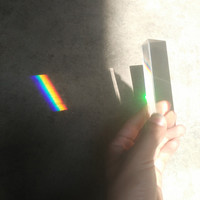 K9 prisme photographique en verre cristal prisme optique expérience de physique réfraction lumière arc-en-ciel prisme triangulaire