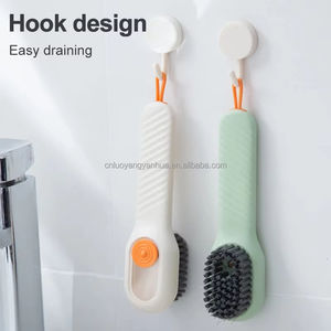 Brosses de nettoyage pour cuisine et salle de bain à poils doux, distributeur de savon intégré, pour le lavage automatique et le nettoyage des chaussures - Product Image 5