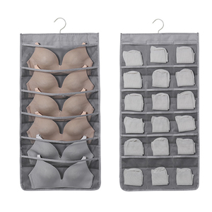 Organizzatore <span class=keywords><strong>da</strong></span> parete per dormitorio, porta biancheria intima e reggiseni, con gancio in metallo per armadio - Product Image 1